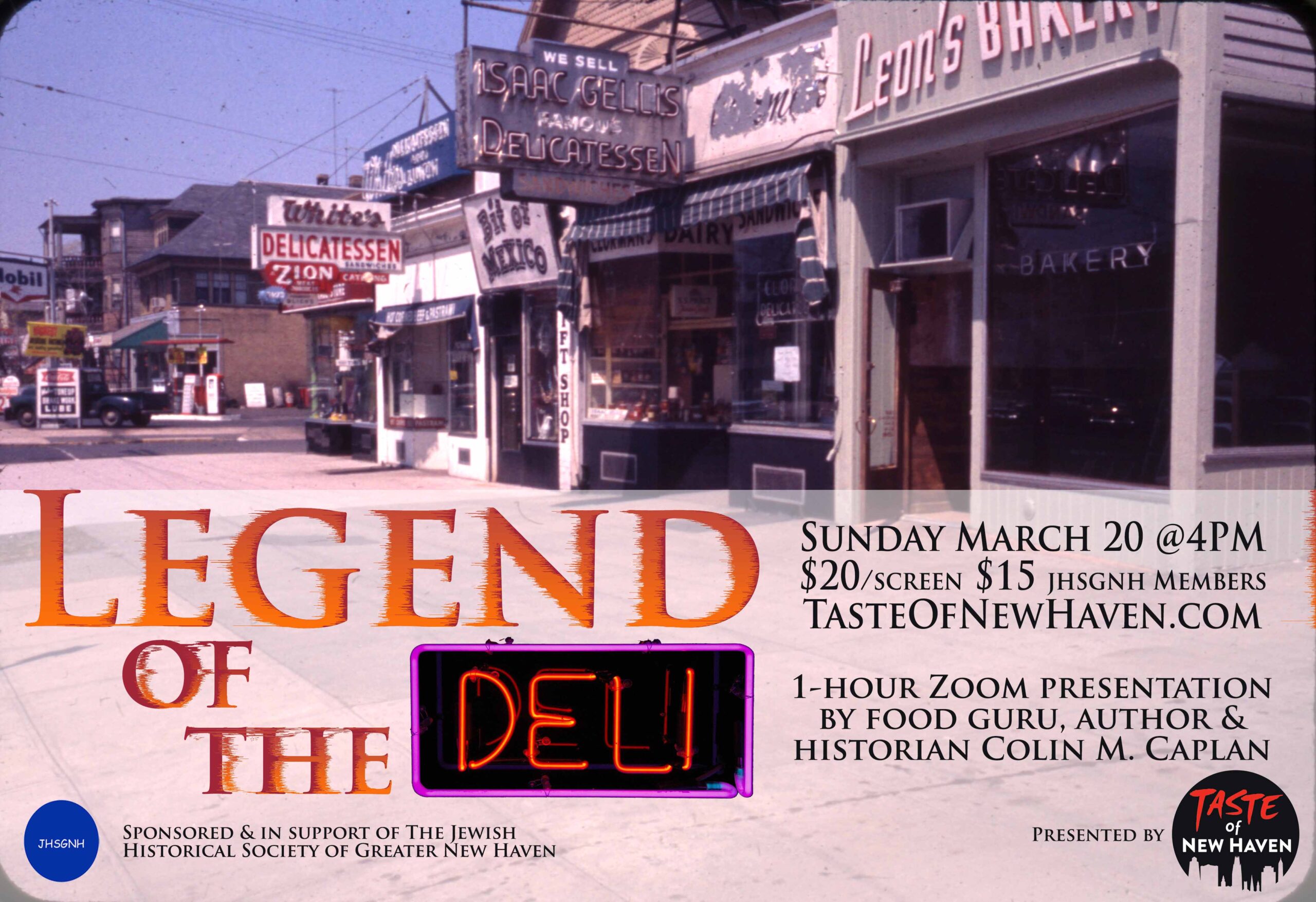 Legend of the Deli Event Flyer