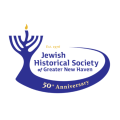 50th Anniversary Logo for the Jewish Historical Society of Greater New Haven